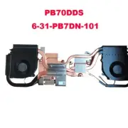 CPU GPU FAN&Heatsink For CLEVO PB70 PB70DDS PB70DF1 PB70DF2 PB7DN FM2K FM2J 4PIN