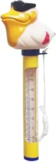 Generic 160mm Floating Thermometer for Water Temperature in Pools - Glasses