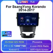 Car Radio For Ssang Yong Korando 3 Actyon 2 GPS Navigator Stereo Video AutoRadio