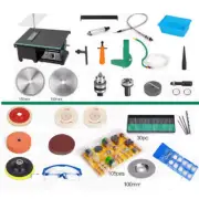 220V Jewelry Polishing Machine 950W Rock Lathe Polisher Bench Buffer Home Bench