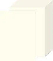 Premium A4 Paper, 100 Sheets, 100 g/m² - Copy Paper and Printer Paper for DIY Projects, Drawing Paper, Sketching, Printing and Copying, Craft Card, Creative Crafts, Coloured Paper (Cream White) (A3)