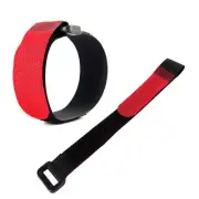 BONINO reusable Hook and Loop Strap Tape Cable straps ties Black