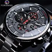 Big Self Winding Sport Watch. Day Month Date Waterproof Mens Watch Great Gift