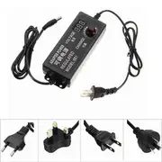 Excellway?&reg; 3-12V 5A 60W AC/DC Adapter Switching Power Supply Regulated Power Adapter Display 7757 US PLUG