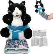Cats Puppet Wrestler, Cats Hand Puppets Plush Animal Toys with Tough Padding for Safe Interactive Play, for Cats Pet Boredom-Busting Training and Exercise