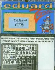 EDUFE229 1:48 Eduard Color PE - F-14A Tomcat (HAS kit) #FE229