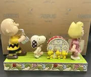 Charlie Brown-Snoopy-Woodstock-Sally "A PLAYFUL PARADE" Figure Jim Shore PEANUTS