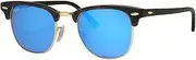 [Ray-Ban] Ray Ban RB3016 Clubmaster 1145/17 Sand Havana Blue Mirror Sunglasses 49mm