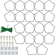 [bondoo] Houseplant Chain Trellis | Chain Support Climbing Plant Wall Trellis | Flexible Interconnect Chain Layout Plant Chain Grid for Clematis, Jasmine, Vine Flowers, Roses