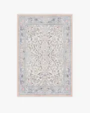 120' x 185' | Machine Washable Runner Rug | Kid & Pet Friendly | Indoor Rug | Fit For A Queen Soft Lavender Rug by Bridgerton | Ruggable
