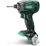HIKOKI 36V MULTIVOLT BRUSHLESS 1/4" IMPACT DRIVER SKIN WH36DB(H4Z)