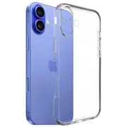 For Apple iPhone 16 PLUS Slim Transparent Clear Bumper Back Soft Phone Case Cover Guard