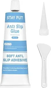 TBTFW Anti Slip Sock Fabric 1.77oz, Fabric Paint for Non-Slip Socks, Transparent Waterproof Dimensional Fabric Paint, Suitable for Socks, Foot Mats, and Blankets to Prevent Slipping
