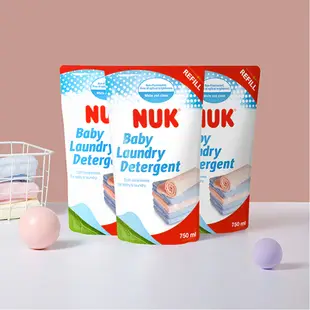 【NUK原廠直營賣場】【德國NUK】-洗衣精補充包750ml-多入組