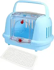 Leefasy Dog Crate Dog Carrier Ventilation Lightweight Kennel Pet Carrier Indoor Outdoor, Blue