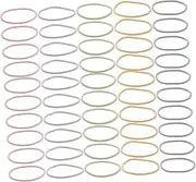 ANDRESLAD Elastic Hair Ties 100pcs Women Girls Boys and Girls Hair Bands Soft Comfortable Rope for Ponytail Holders