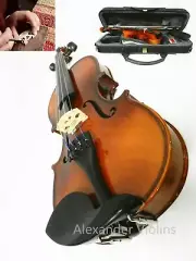 NEW 1/4 Size Violin, Professional Set up W/France Bridge+ Case+ Bow+Rosin