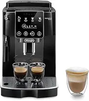 [De'Longhi] Magnifica Start ECAM220.21.BG, Automatic Coffee Machine with Manual Milk Frother, Bean to Cup Espresso Machine with 4 One-Touch Recipes, Soft-Touch Control Panel, 1450W, Black/Grey