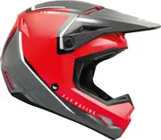 Fly Racing Kinetic Vision Motocross Helmet, grey-silver, Size 2XL for Men Grey Silver