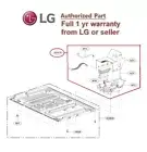 LG MICROWAVE Supporter Assembly,PCB - AJJ75138528 MS4236DB MS4266OBS