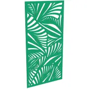 ProtectorAl 300-1200w x 1201-2400h Light Green/Gloss White Jungle Unframed Composite Deco Panel