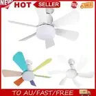 Modern Ceiling Fan with LED Light Remote Control for Bedroom Kitchen Living Room