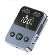 2 in 1 Wireless Bluetooth 5.3 Transmitter Receiver Adapter Audio 3.5mm Jack Aux
