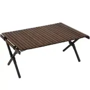 Quick Camp X leg wood row table 90 x 60 cm QC-WTX90