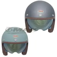 在飛比找momo購物網優惠-ALISA皮革復古半罩安全帽CA-312+贈1附耳罩+長鏡片