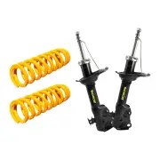 Front Raised Monroe Shock Absorbers King Springs for SUBARU FORESTER SF 2.0 2.5L