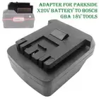 Battery Adapter For Parkside x20V Battery to Bosch GBA 18V Cordless Tools New