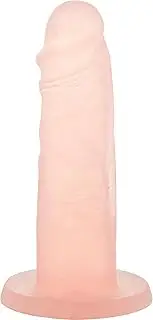 Addiction Cocktails Vibrating Silicone Dildo With Power Bullet, Peach Bellini, 5.5 Inch Length