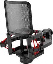 VINTORKY Vibration Microphone Holder with Sound Absorbing Cover Durable Filter for Studio Use Portable Accessory Stabilizes Microphone for Recording and Live Streaming