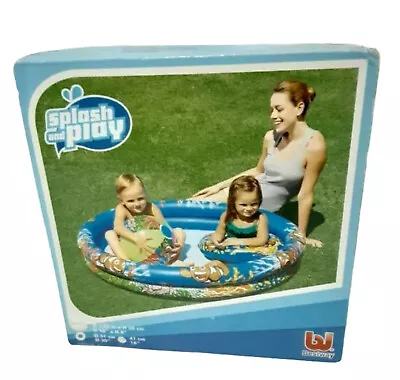 Splash And Play Inflatable 48" x 8" Swimming Pool Ball & Ring Set NEW!!