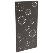 ProtectorAl 300 - 1200 x 1201 - 2400mm Black Satin Fireworks Unframed Solid Aluminium Decorative Panel