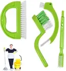 Tile Grout Cleaner Brush, Tile Joint Scrub Brush with Handle, Stiff Cleaning Bru