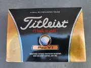 Titleist Pro V1 Golf Balls 12 Pack 1 Dozen Golf Balls White