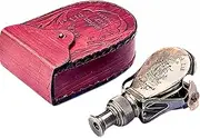 Creative Style Attractive Look Nautical Small Single Brass Marine Vintage Binocular Leather Case Antique Brass Finish Handheld Monocular Hunting, Bird Watching, Trekking, Camping, Sports,Outdoor Games