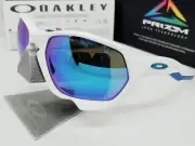 Oakley PLAZMA matte white PRIZM sapphire OO9019-10 sunglasses NEW IN BOX!