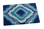 Cotton Door Mat for Bedroom, Door Mat for Kitchen, Blue, Standard Size