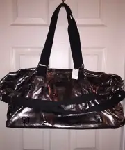 VICTORIA'S SECRET PINK Monogram DUFFLE TOTE WEEKEND LUGGAGE BAG ~NWT