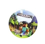10PC Minecraft Plates 7" Party Supplies Birthday Decorations