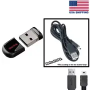 SanDisk Cruzer Fit 16GB USB Flash Drive USB Cable Transfer Cord Replacement