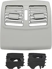 Rear Center Console Air Conditioning AC Vent Grille Outlet Frame Cover Compatible for Benz W212 E Class E260 E300 E320 E400 2012-2015