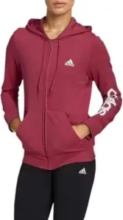 Adidas Womens Essentials Full-Zip Hoodie Wild Size X-Small