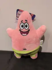 Fetch for Pets SpongeBob Patrick Squeaky Plush Soft Figure Dog Toy 7”