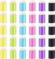 30 Pcs Finger Sponge Daubers, Finger Painting Sponge Round Sponge Brushes for Painting, Paint Sponge Craft Drawing Sponge Dauber Set for Painting Art Ink Crafts Chalk Card Making (Plastic)