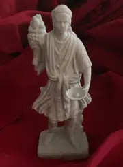 Lares Familiares Lar Statue Greco-Roman Marble pla | FREE SHIPPING