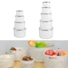 4/5Pcs Fridge Storage Containers Clear Fridge Fruit Storage Boxes with AlteN