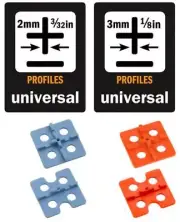 ATR Tile Leveling Alignment System CROSS Spacers 3/32" and 1/8"